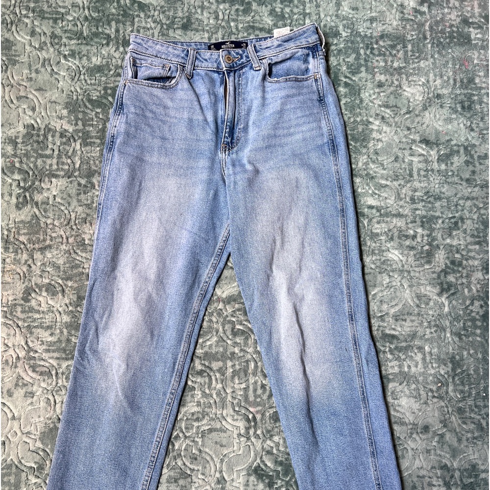 Hollister high waisted cropped jeans
